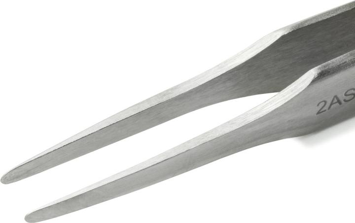 Immagine prodotto Weller Erem Pinzette in acciaio inox Erem resistenti agli acidi, punta dritta, arrotondata piatta, 120 mm
