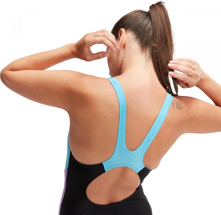 Immagine prodotto Speedo Splice Costume da Bagno Intero Blocchi di colore Muscleback Donna (34 D)