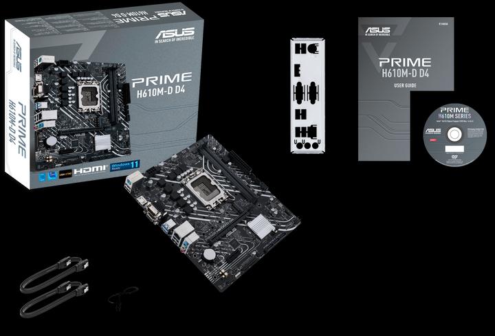 Produktbild ASUS PRIME H610M-D D4 (LGA 1700, Intel H610, mATX)