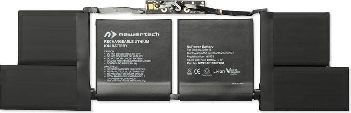Actual product image Newertech 84W NuPower Battery for MBP 15" (2018-2019) (7400 mAh)