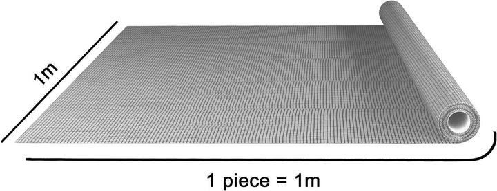 Actual product image Intirilife Fly Net in White Width 100cm (100 x 100 cm)