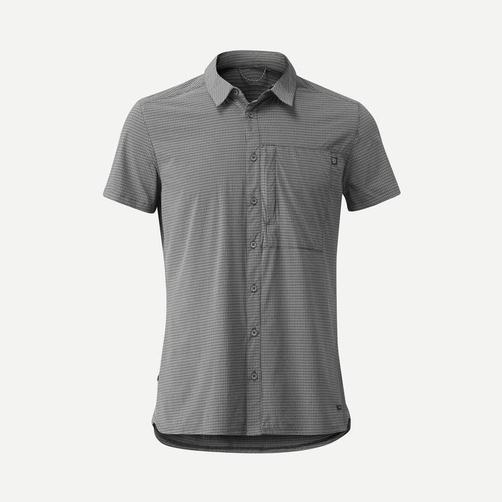 Immagine prodotto Forclaz Trekkinghemd Herren kurzarm Stretch - NH500 grau (3XL)