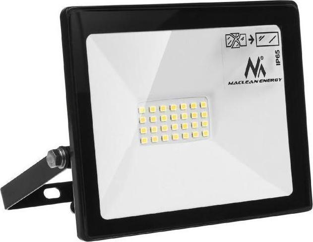 Actual product image Maclean Projecteur LED extérieur 20W 1600lm 3000K (Noir) (1600 lm, IP65)