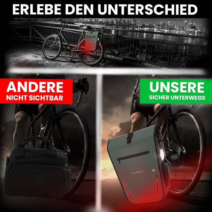 Produktbild Eloneo Fahrradtasche für Laptop (25 l, Gepäckträgertasche)