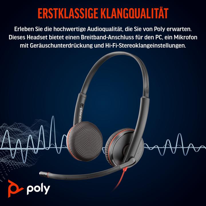 Produktbild Poly Blackwire 3225 (Kabelgebunden, USB-C)