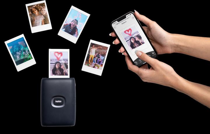 Image du produit Fujifilm Instax Mini Link2 EX D Embargo 15.06.22 Space Blue (Laser, Couleur)