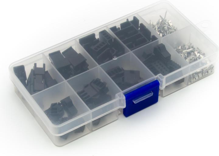Actual product image Purecrea JST SM 2.54mm crimp plug and socket set 40 pieces