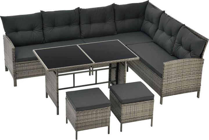 Image du produit Juskys Polyrattan Lounge