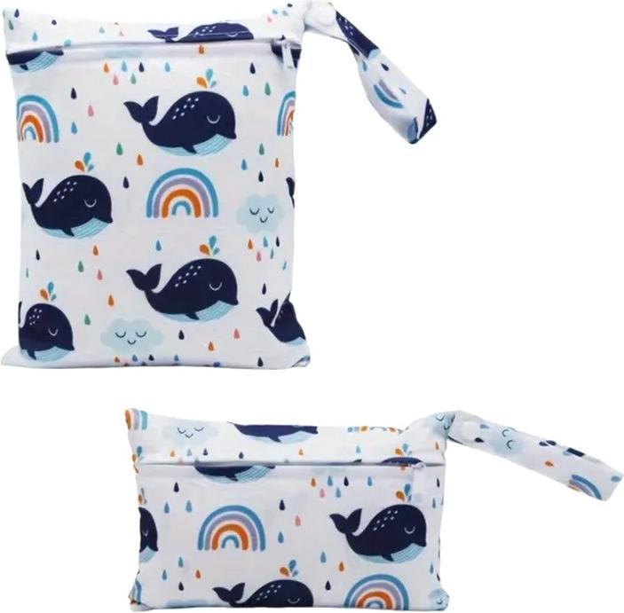Produktbild ASMI 2 Stück Wetbag Windeltasche Set 20x24cm + 22x15cm