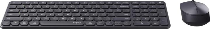 Produktbild Rapoo Kabelloses Multimodus-Deskset 9710M, QWERTZ, dunkelgrau (00228037) (DE, Kabellos)
