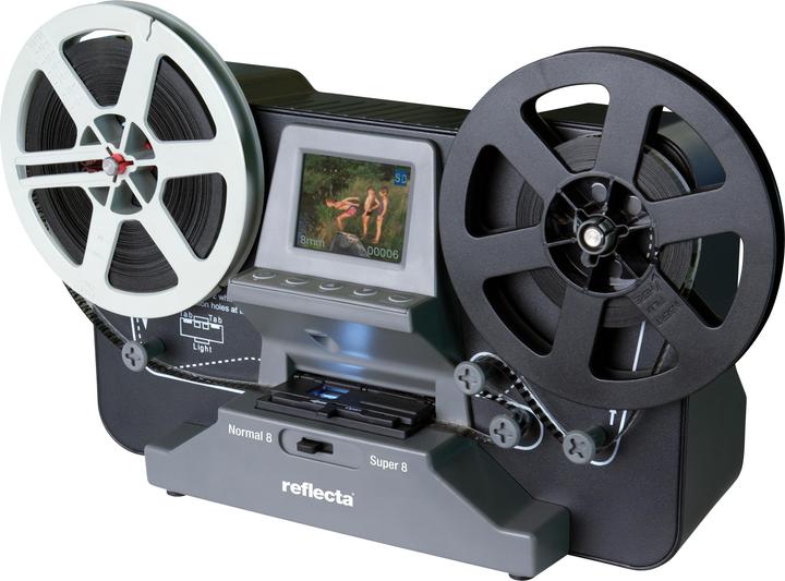 Reflecta Scanner de film Super 8 - Normal 8 (Carte SD, USB)