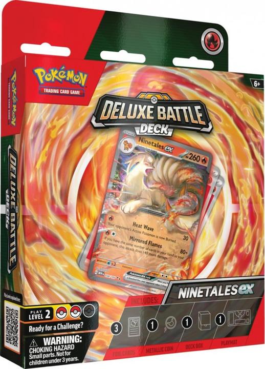 Actual product image Pokémon Deluxe Battle Deck Ninetales Ex-Karten (Deck)