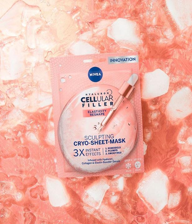 Actual product image NIVEA HYALURON CELLULAR FILLER Contour Mascarilla Facial Treatment