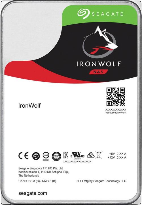 Productafbeelding Seagate IronWolf (12 TB, 3.5", CMR)