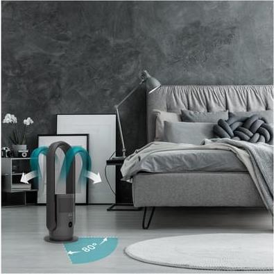 Immagine prodotto Djive Ventilatore, termoventilatore e purificatore d'aria, antracite (25 m²)