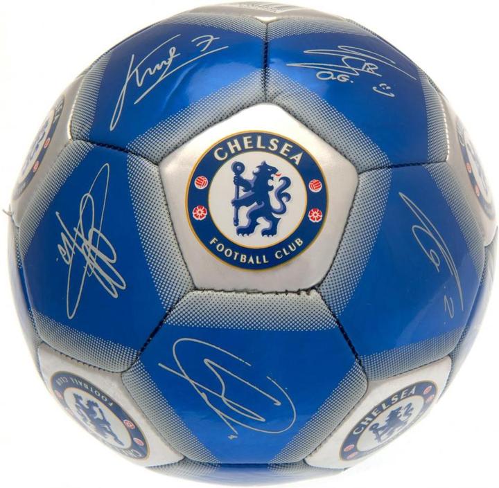 Actual product image Chelsea FC Football with signatures