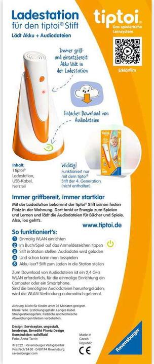 Actual product image tiptoi charging station D (German)