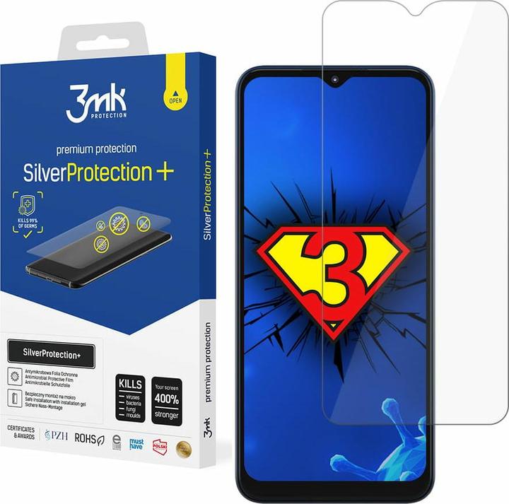 Actual product image 3MK "Silver Protection" + Motorola Moto G Play Wet Mount Antimicrobial Film (1 Piece, Motorola Moto G Play (2021))