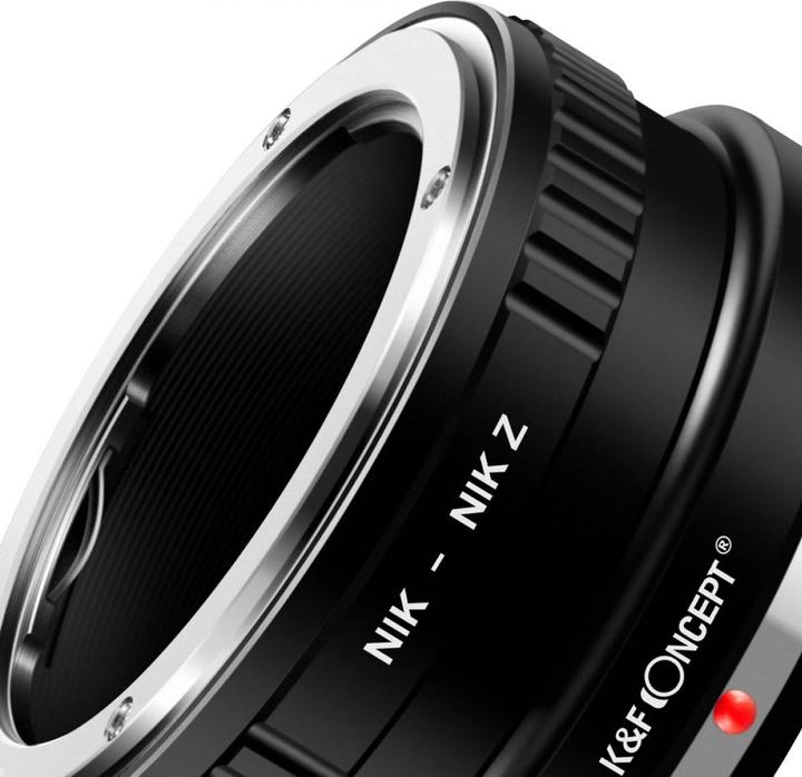 Actual product image K&F Concept High Precision lens adapter, matte paint, orange, EF-FX IV PRO