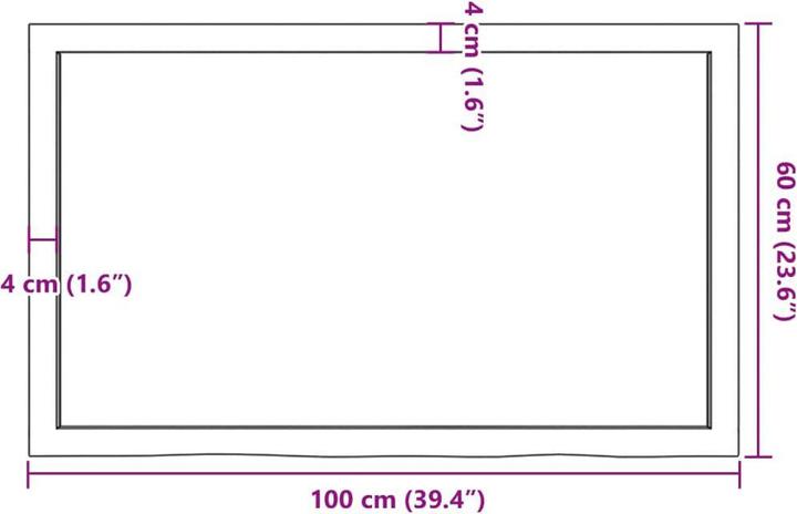 Image du produit VidaXL Lian (100 x 60 x 4 cm)