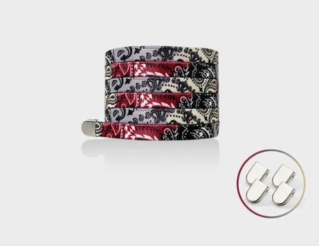 Immagine prodotto MU Classic Bandana Series 1 Paar Elastische Schnürsenkel (100 cm)