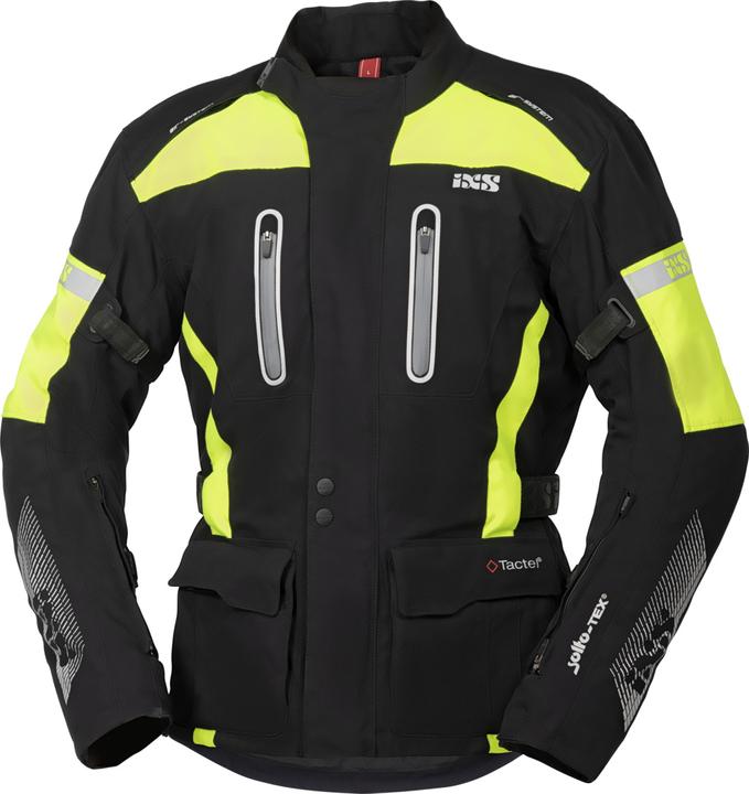 Produktbild iXS Tour Jacke Pacora-ST schwarz-fluogelb L (Herren, L)