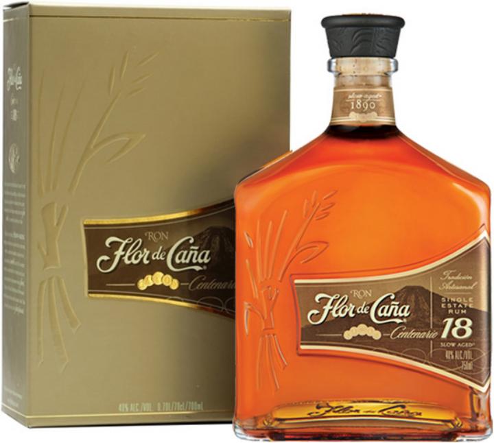 Produktbild Flor de Caña Rum Centenario 18 años Nicaragua (1 x 70 cl)