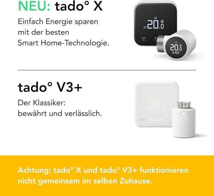 Immagine prodotto tado° Smartes Heizkörperthermostat Starter Kit X