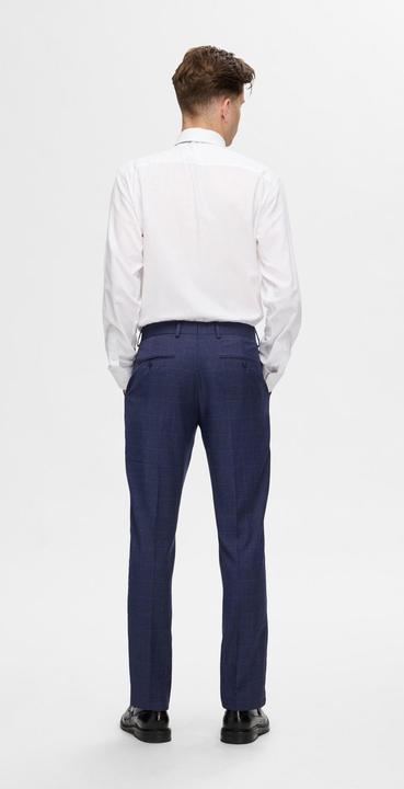 Actual product image Selected Homme Checked slim fit suit trousers (90)