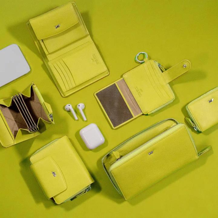 Actual product image Braun Büffel Joy wallet RFID protection leather 12 cm