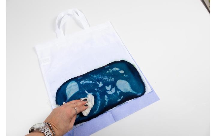 Actual product image Creative - Craft Kit Cyanotype, Textile, Blue, 1 Pack - ()