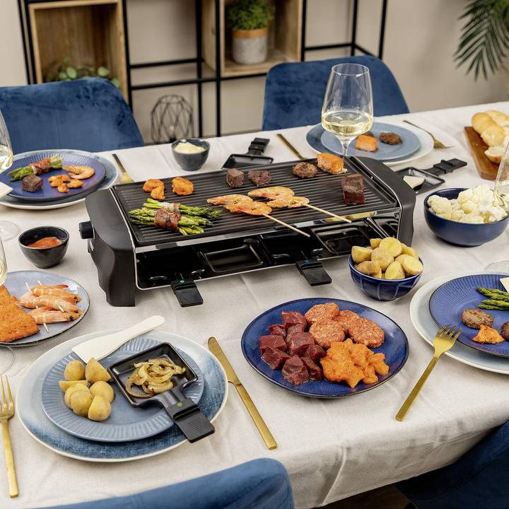 Produktbild Princess Raclette und Teppanyaki Grill, für 8 Personen, 1200 Watt, 162840