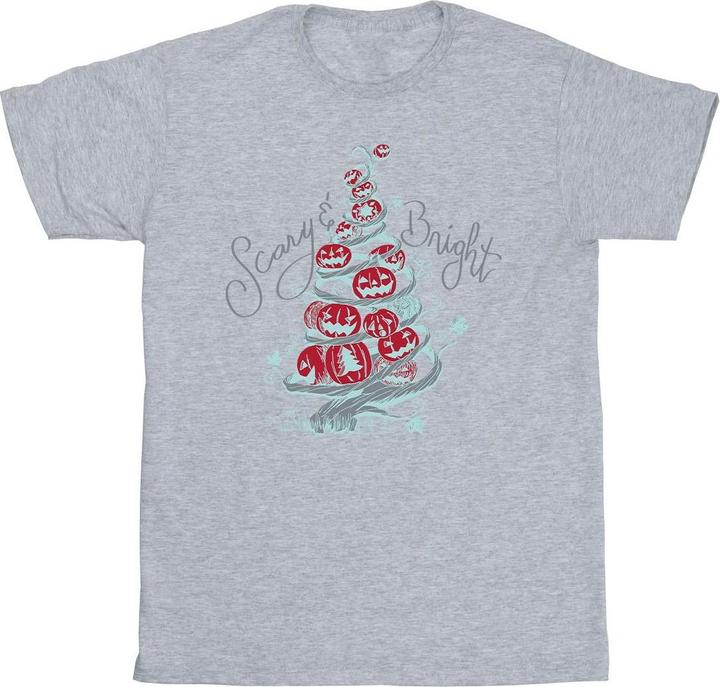 Actual product image Disney Mens The Nightmare Before Christmas Scary & Bright T-Shirt (L)