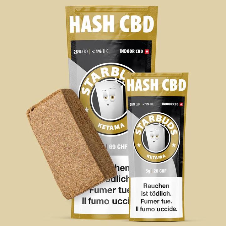Image du produit Starbuds Ketama CBD Hash 20g (20 g, Intérieur)