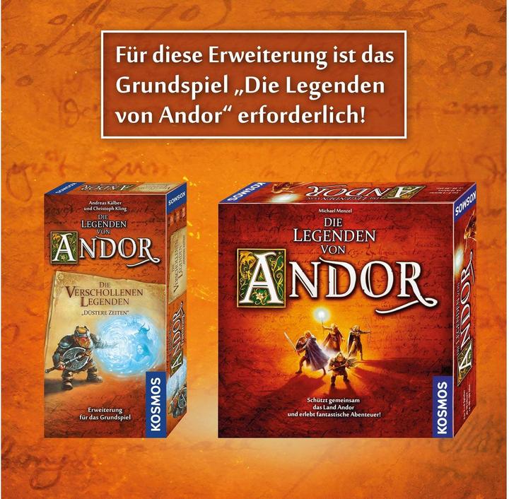 Actual product image Kosmos The Legends of Andor - The Lost Legends "Dark Times" (German)