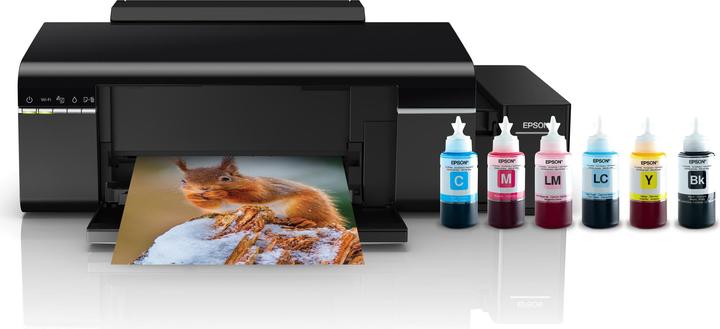 Produktbild Epson L805 - Farbe - 5760 x 1440 DPI - A4 - Schwarz (Farbe)