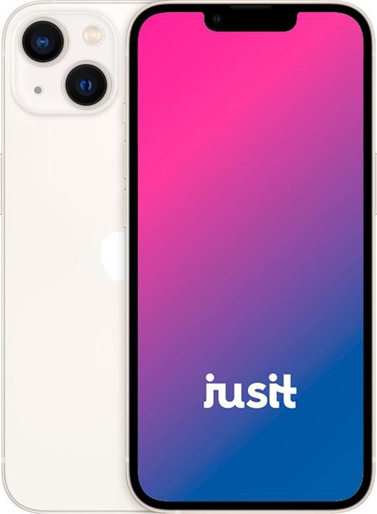 Image du produit jusit iPhone 13 (128 Go, Blanc, 240.16", 12 Mpx, A / Comme neuf)