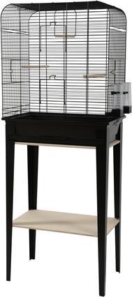 Actual product image Zolux Chic Loft L cage with stand, black