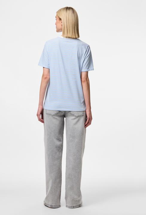 Produktbild Pieces Pcria Ss Fold Up Tee Stripes Noos Bc (S)