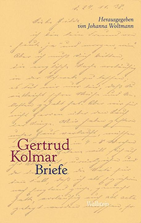 Produktbild Briefe (Deutsch, Gertrud Kolmar, Regina Nörtemann, Johanna Woltmann, Johanna Egger, 2014)