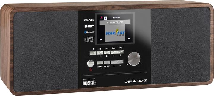 Imperial Dabman i200 CD (Internet radio, DAB+, VHF, FM, Bluetooth, WiFi)