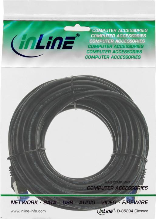 Actual product image InLine Armoured patch cable (U/FTP, CAT6a, 10 m)