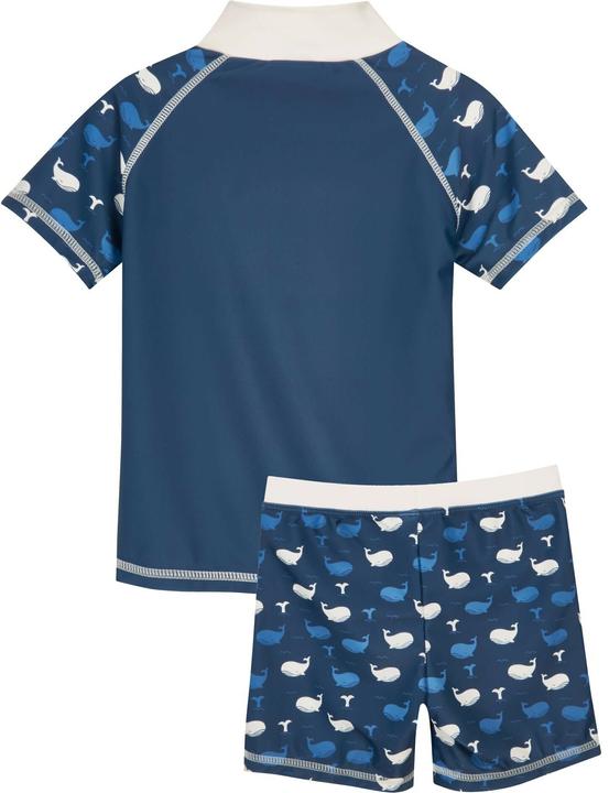 Actual product image Playshoes UV swimwear set short sleeve whale navy size 110/116 (110)