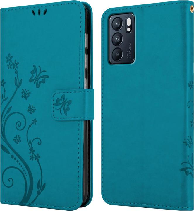 Immagine prodotto Cadorabo Copertina del libro a fiori (Oppo Reno 6 5G)