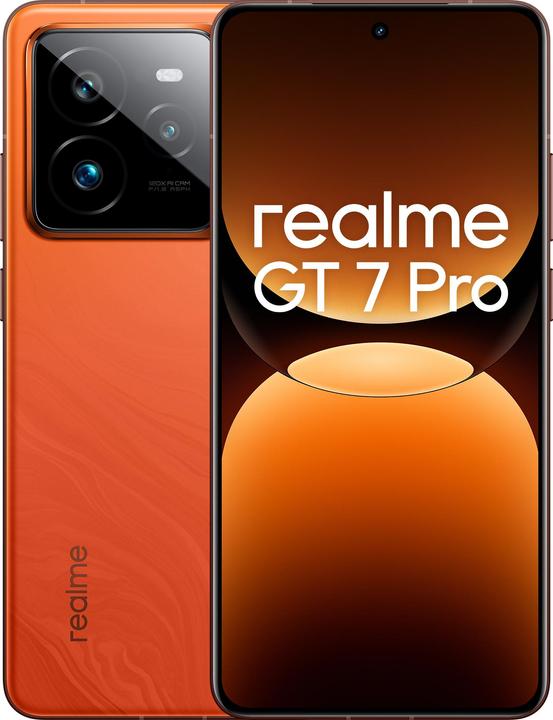 Immagine prodotto realme GT 7 Pro (512 GB, Marte Arancione, 6.78", Doppia SIM, 50 Mpx, 5G)