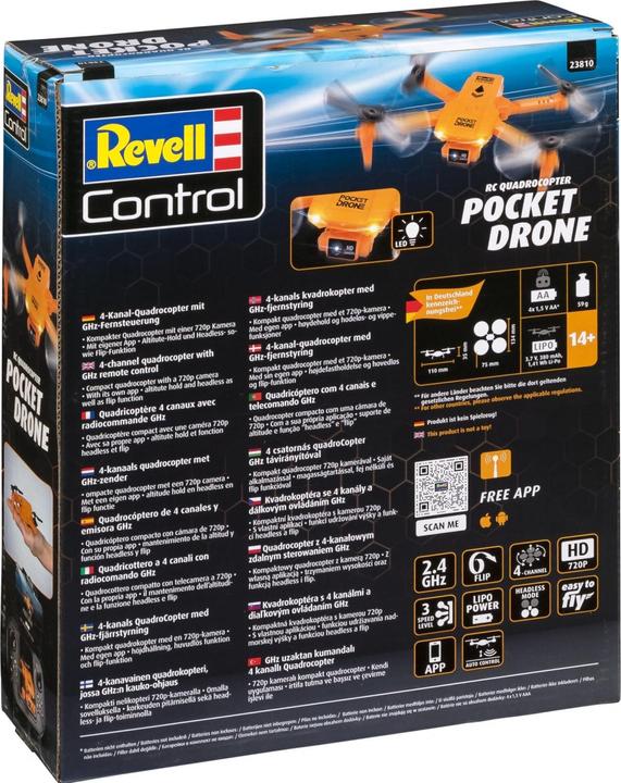 Immagine prodotto Revell RC Quadrocopter Pocket Drone (7 min, 59 g)