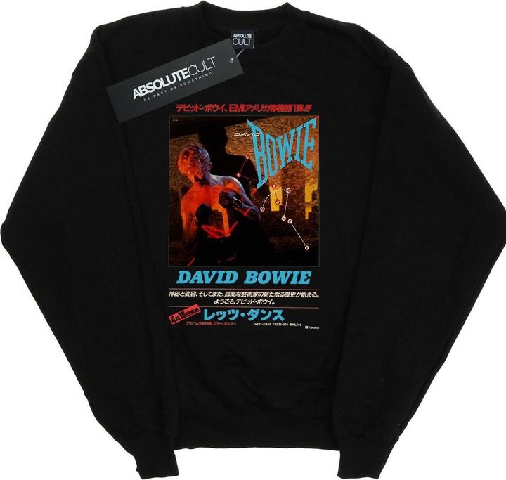 Actual product image David Bowie Mens Asian Poster Sweatshirt (5XL)