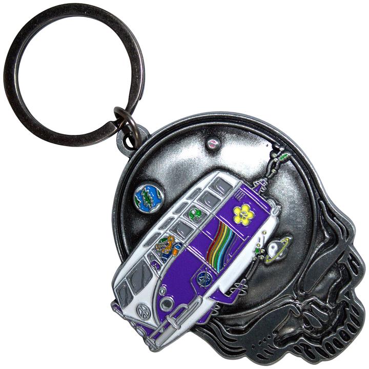 Actual product image Grateful Dead Space Your Face Bus Keyring