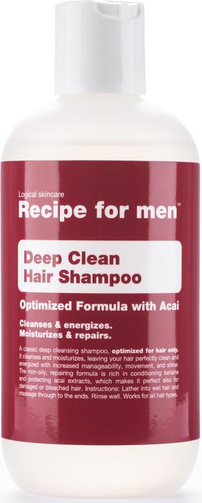 Image du produit Recipe for men Shampoing Deep Clean (250 ml, Shampoing liquide)