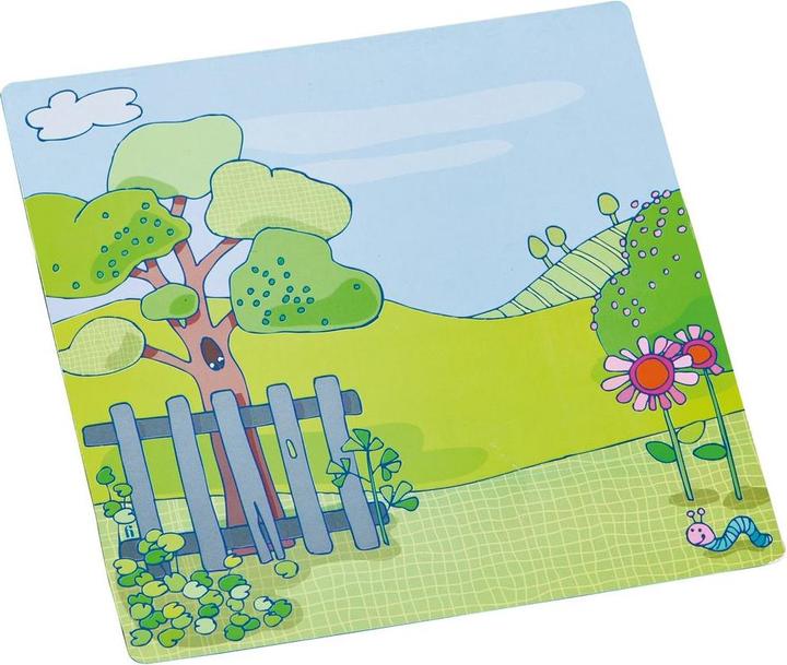 Actual product image Haba Magnet play box dress-up doll Lilli (German, French, Italian, English)